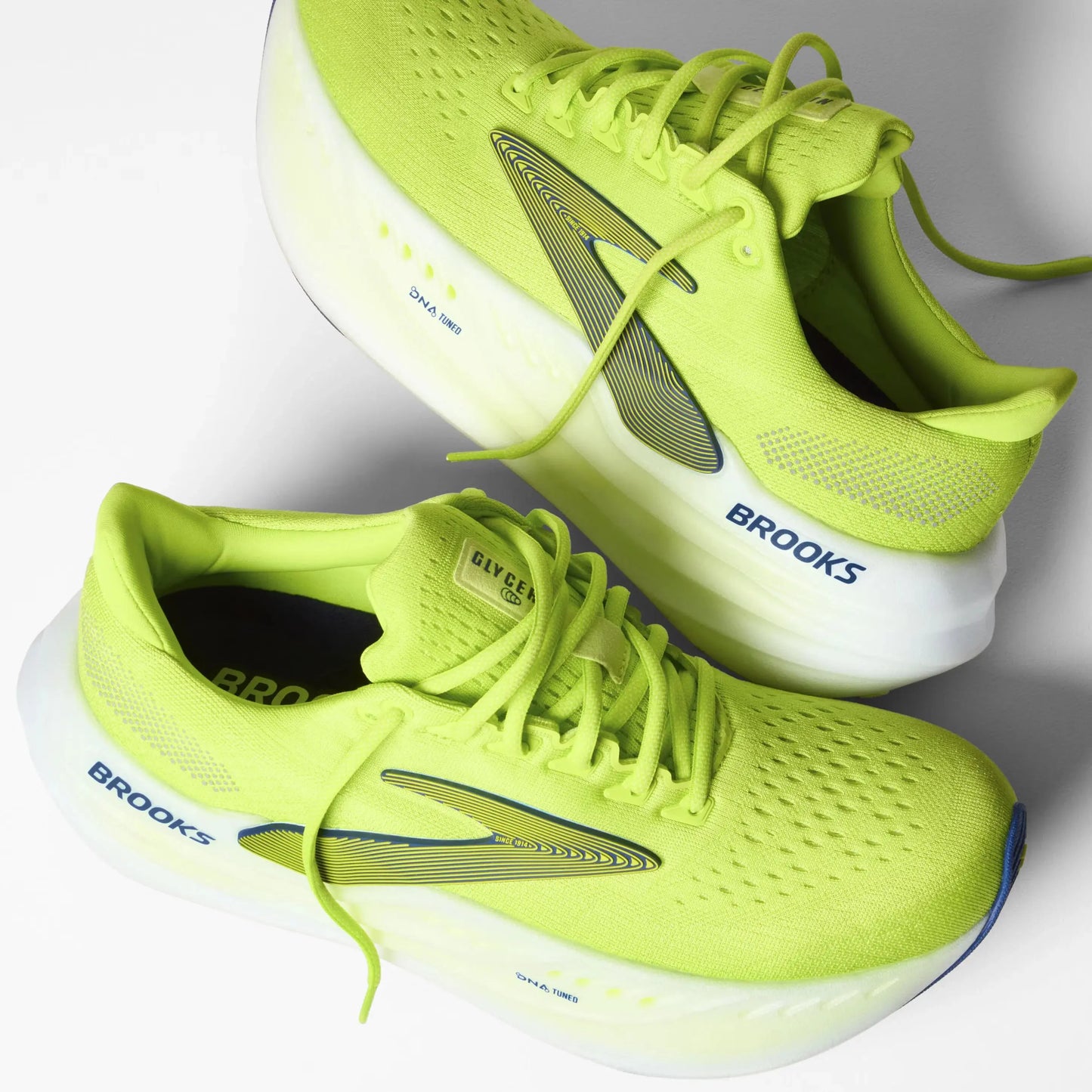 Brooks Glycerin Max Lime Navy Peony