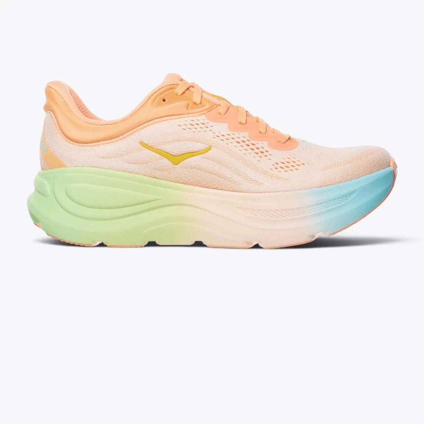 Hoka Bondi 9 Frost Pale Tangerine