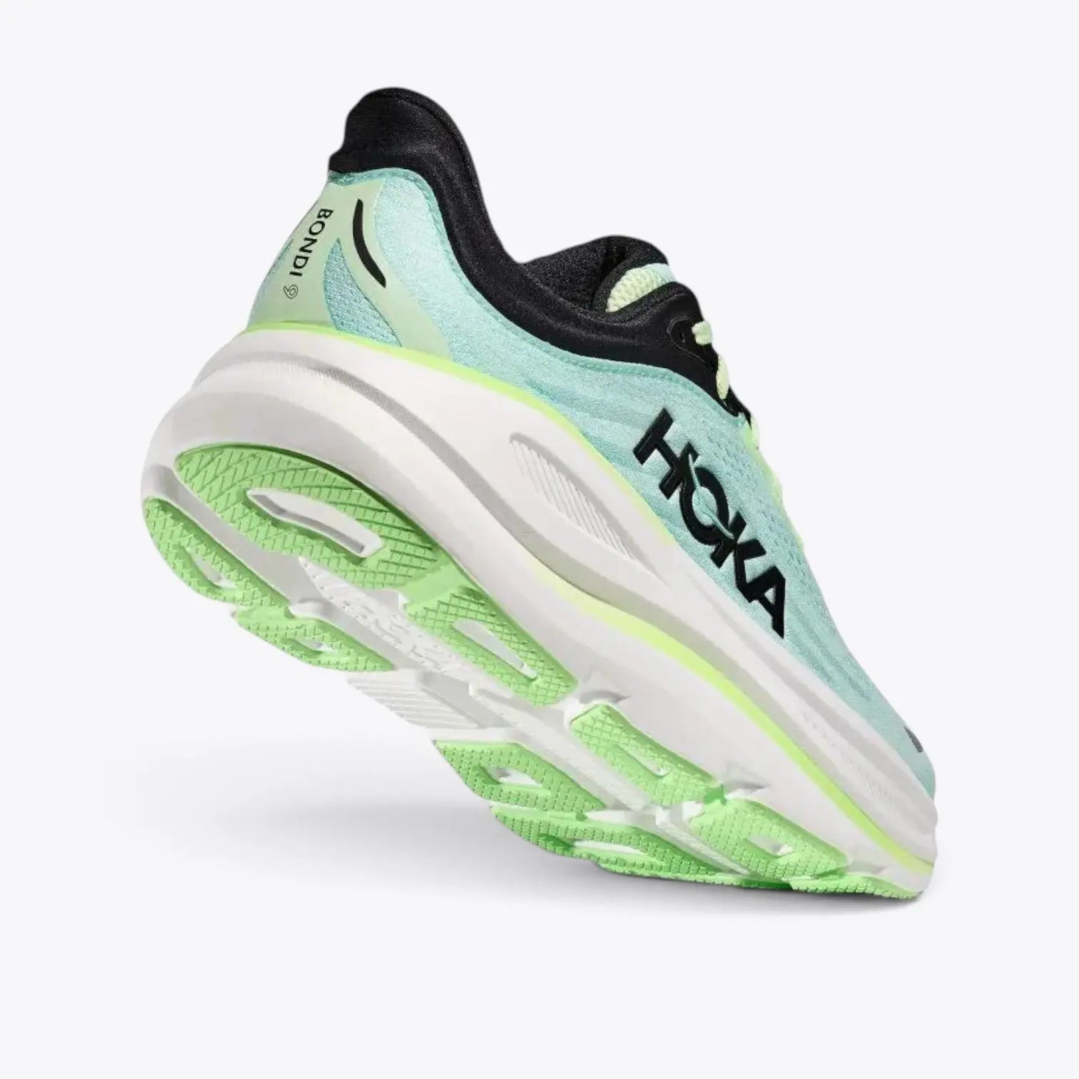 Hoka Bondi 9 Luna Moth Blue Spark