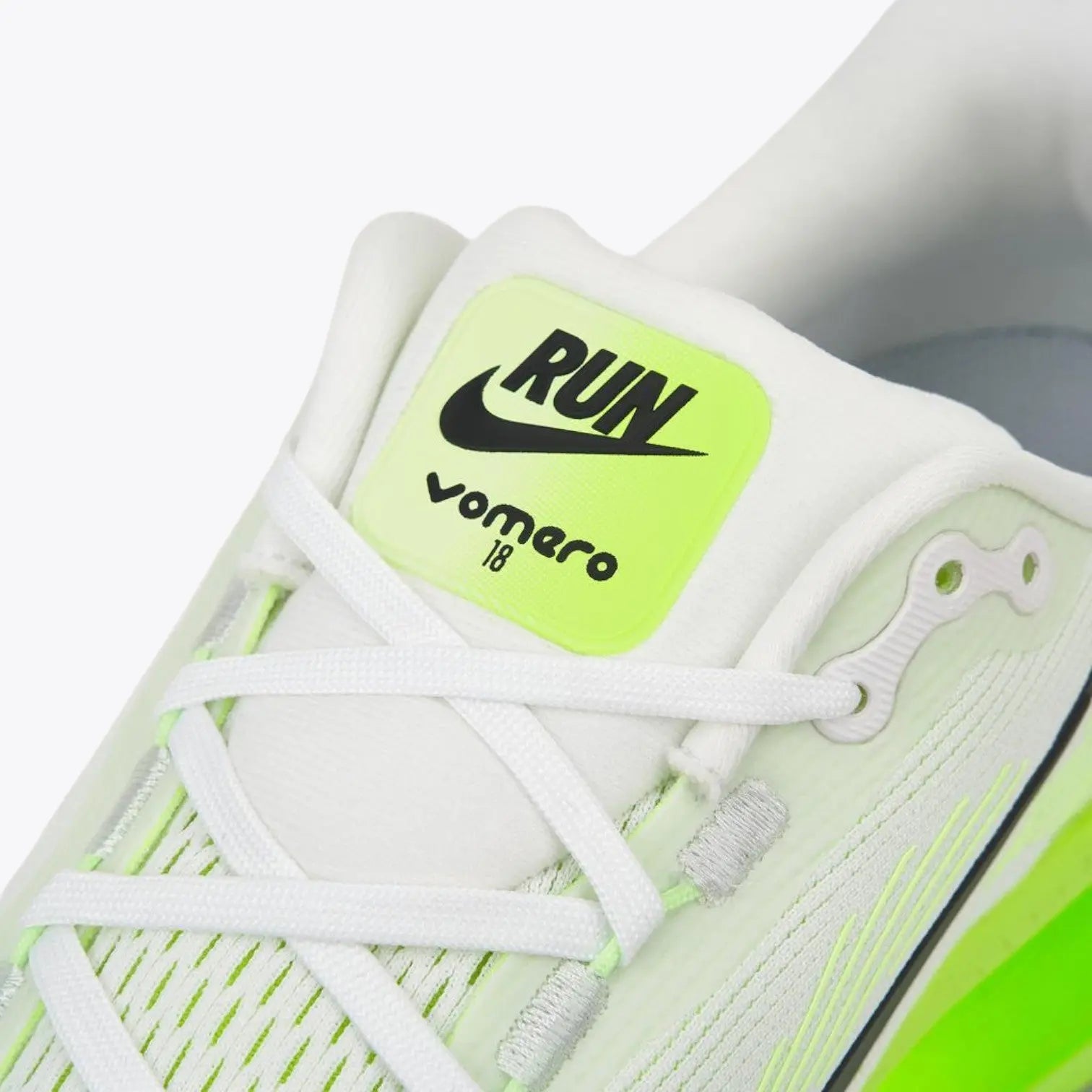 Nike Vomero 18 White Electric Green Volt