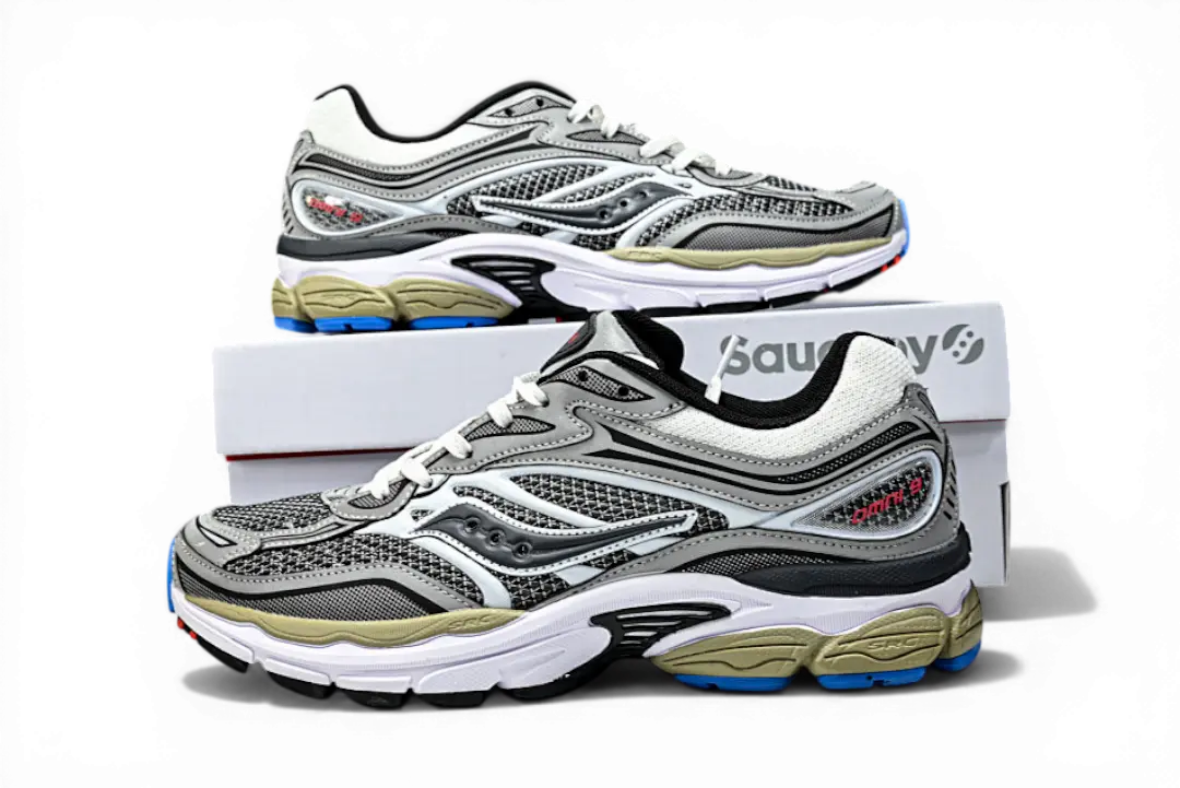 Saucony ProGrid Omni 9 Metallic Grey Silver